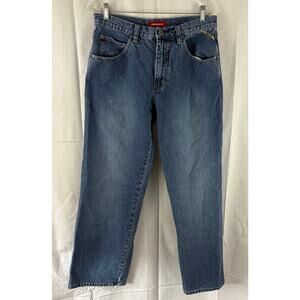Unionbay Vintage 90s Y2K Denim Jeans Wide Leg Relaxed Fit 32 x 30